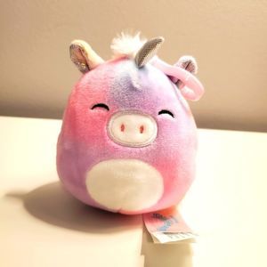 Squishmallows, Phoenix the Unicorn, 3.5 clip-on